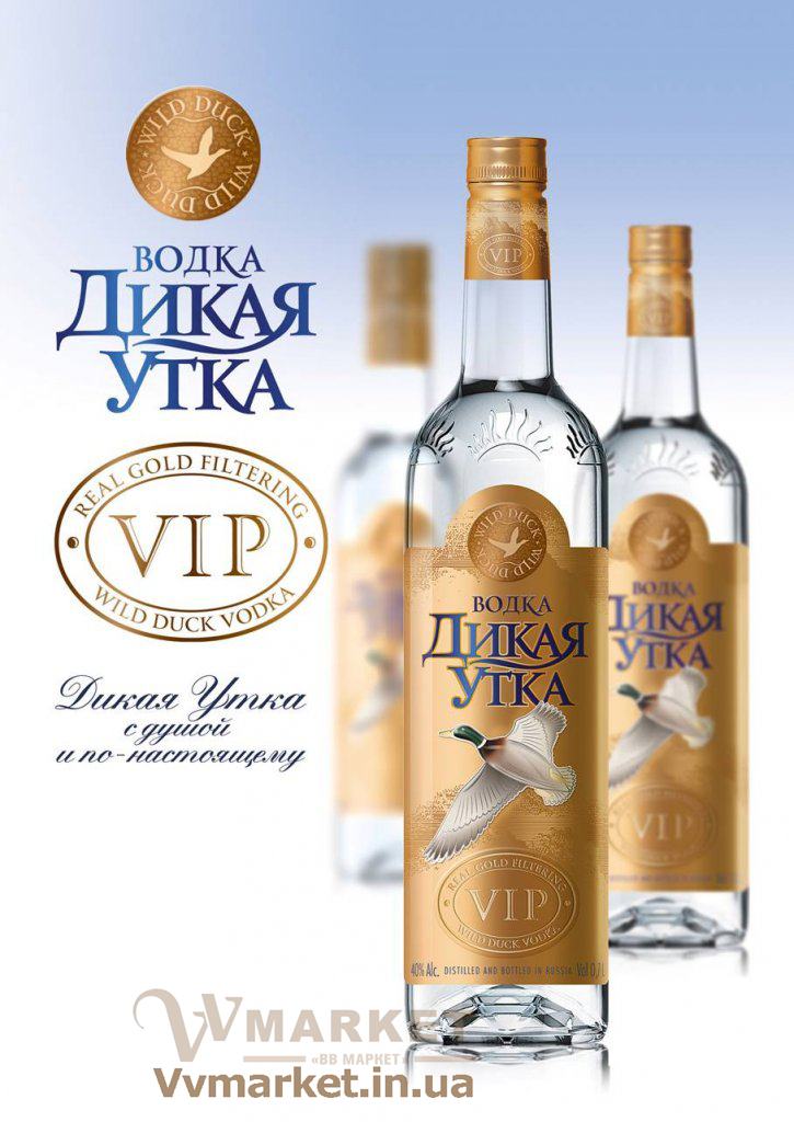 Купить Водка Дикая Утка VIP особая, 1.0л Белорусь с доставкой Киев ...