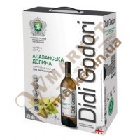Вино Алазанская долина DiDi Godori, белое полусладкое, 2л