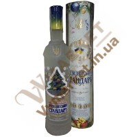 Горiлка Президентський стандарт в тубусі 0.75л різдвяний