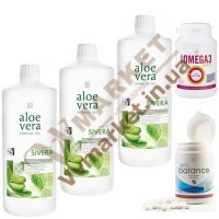 Aloe Verа гель питьевой Алоэ Вера (Алоє Вера) с экстрактом крапивы, набор Забота о сердце, LR