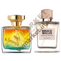 Звездный дуэт парфюмированная вода Bruce Willis Personal Edition летний (Summer), 50мл и K.Kurkova Summer Edition Парфюмированная вода для женщин, 50 мл, LR
