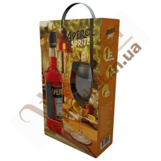 Коктейльный набор "Апероль" (Aperol) 11% 0,7л и бокал с доставкой вся Украина