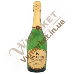 Шампанское Bazaleti брют, 0.75л с доставкой вся Украина