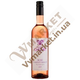 Вино Розе (ROSÉ CABERNET-MERLOT) розовое, сухое, 0.75л Чизай с доставкой вся Украина