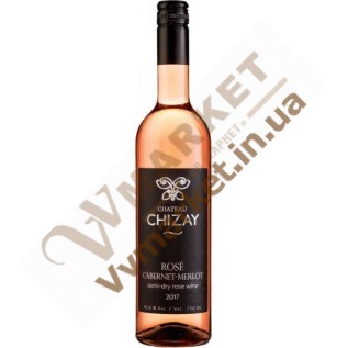 Вино Розе (ROSÉ CABERNET-MERLOT) розовое, полусухое, 0.75л Чизай с доставкой вся Украина