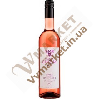 Вино Розе (ROSÉ PINOT NOIR) розовое, сухое, 0.75л Чизай с доставкой вся Украина