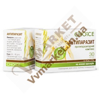 Фитокомплекс Антипаразит, Choice phyto с доставкой вся Украина