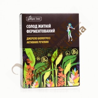 Солод ржаной ферментированный в стиках, комплекс витаминов, 10шт с доставкой вся Украина