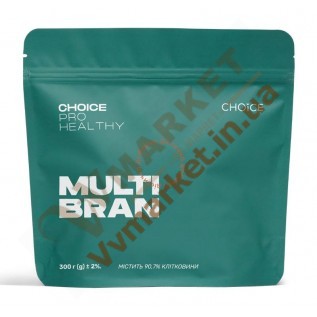 MULTI BRAN Комплекс витаминов, минералов, БАР. пребиотики, клетчатки с доставкой вся Украина