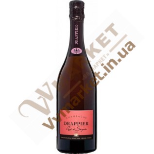 Вино игристое Rose de Saignee брют розовое Драпье (Drappier), 0.75л с доставкой вся Украина