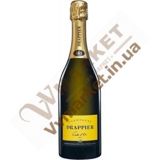 Вино игристое Carte D`or брют белое Драпье (Drappier), 0.75л с доставкой вся Украина