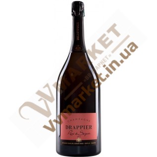 Вино игристое Rose брют розовое Драпье (Drappier), 1.5л с доставкой вся Украина