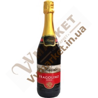 Вино игристое Фраголино Fontale Fragolino Rosso, красное, сладкое, 0.75л с доставкой вся Украина