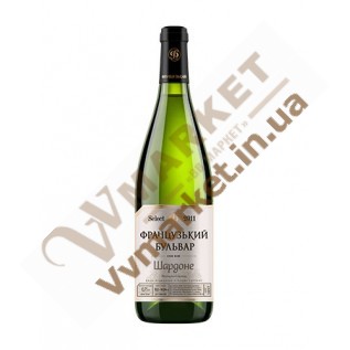 Вино Франц Бульвар SE "Шардоне" біле, сухе 0,75л.