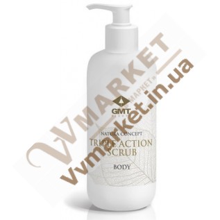 Скраб тройного действия (TRIPLE ACTION SCRUB BODY), 500 мл, GMT Beauty с доставкой вся Украина
