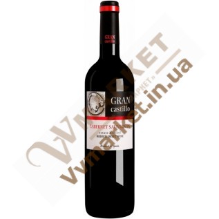 Вино Гран Кастильо Каберне Совиньон (Gran Castillo Cabernet Sauvignon) красное, полусладкое, Испания с доставкой вся Украина