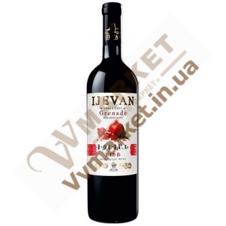 Вино Гранат Ijevan плодовое красное полусладкое 0.75л с доставкой вся Украина