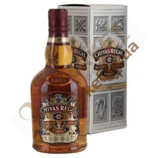 Виски Chivas Regal 12 лет 40% 0,375л в кор. Шотландия с доставкой вся Украина