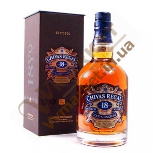 Виски Chivas Regal 18 лет 40% 1,0л в кор. Шотландия с доставкой вся Украина