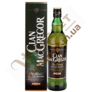Виски Клан Мак Грегор (Clan MacGregor) 40% 0.7л в коробке, Шотландия с доставкой вся Украина