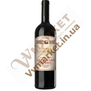 Вино Алазанская долина Jorge wine, красное полусладкое, 0.75л с доставкой вся Украина