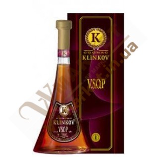 Коньяк KLINKOV VSOP Клинков в коробке 40%, 0.5л с доставкой вся Украина