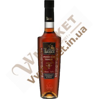 Коньяк Легенда Тбилиси 5*, 40%, 0.5л, Грузия