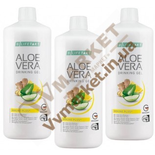 Aloe Verа гель питьевой Алоэ Вера Иммун Плюс, набор 3шт. по 1л, LR с доставкой вся Украина