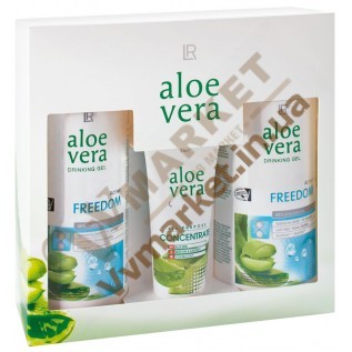 Набор Aloe Vera питьевой гель Фридом и Aloe Vera концентрат, подарочный с доставкой Киев, Одесса, Харьков, Днепропетровск, Львов,  Украина