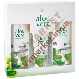 Набор Aloe Vera питьевой гель Крапива и Aloe Vera концентрат, подарочный с доставкой Киев, Одесса, Харьков, Днепропетровск, Львов,  Украина