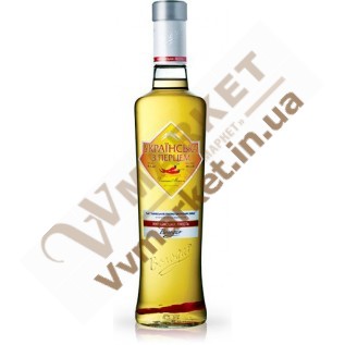 Настойка горькая "Українська з пeрцем" 40%, 0,5л ЛЛВЗ с доставкой вся Украина