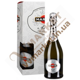 Игристое вино Мартини Асти (Martini Asti) подарочное 0.75л с доставкой вся Украина
