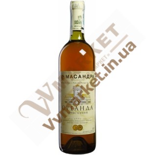 Вино Масандра Ореанда Херес, белое, сухое, 0.75л с доставкой вся Украина