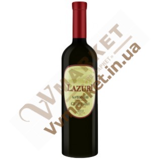 Вино Саперави Lazuri красное, сухое, 0.75л. Грузия по доступной цене с доставкой вся Украина