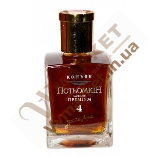 Коньяк "Потемкин Таврийский Премиум" VSOP 4* 0.5л с доставкой вся Украина