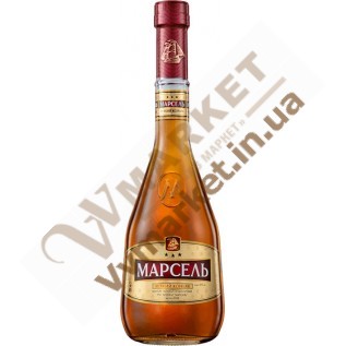Коньяк МАРСЕЛЬ 3* 40%, 0.5л с доставкой вся Украина