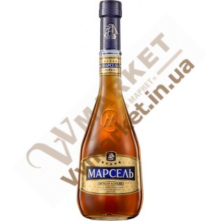 Коньяк МАРСЕЛЬ 5* 40%, 0.5л с доставкой вся Украина