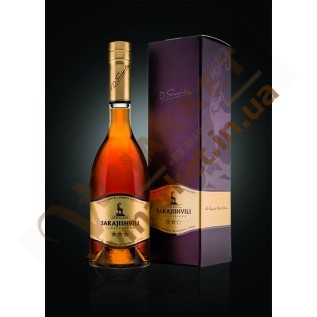 Коньяк Сараджишвили 3* в коробке, 40%, 0,7л, Грузия с доставкой вся Украина