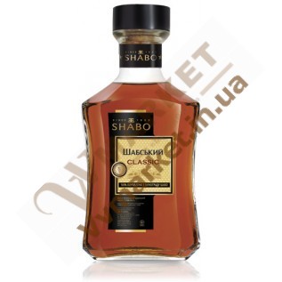 Коньяк Украины Шабский бренди Classic young pale 0.5л с доставкой вся Украина