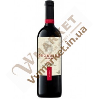 Вино Саперави красное, сухое (Georgian legend) 0.75л с доставкой вся Украина