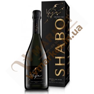 Вино игристое Shabo Vaja Grand Cru брют белое подарочное, 0.75л с доставкой вся Украина
