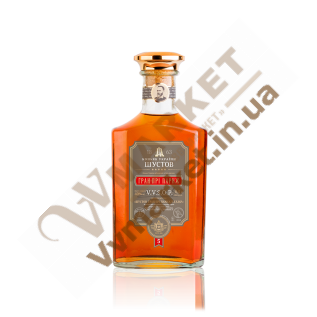 Коньяк Укр. "Шустов Гран-при Париж V.V.S.O.P." 0,5л с доставкой вся Украина