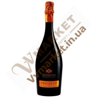Вино игристое Просекко (Sizarini Prosecco) белое сухое 0.75л, Италия с доставкой вся Украина