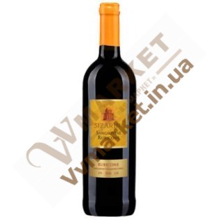 Вино Сизарини Санджовезе Рубиконе (Sizarini Sangiovese Rubicone) красное сухое 0.75л, Италия с доставкой вся Украина