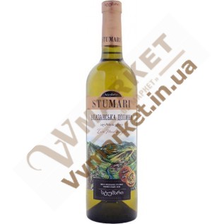 Вино Stumari Алазанская долина, белое, полусладкое, 0.75л с доставкой вся Украина