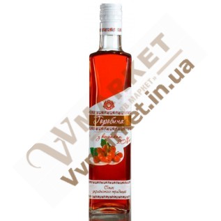 Вермут особенный "Рябина с коньяком" крепкий розовый 20% 0.5л, Горобина с доставкой вся Украина