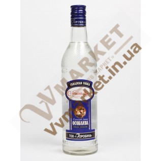 Водка "Особая" Сумской Двор, 0.5л недорого, с доставкой г.Киев, Украина