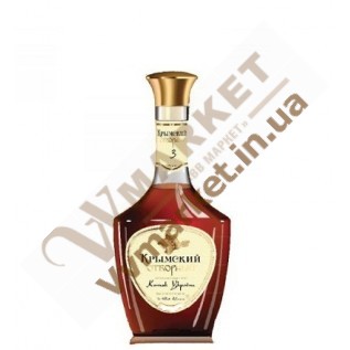 Коньяк Кримський вітбірний 3* 40% 0,5л