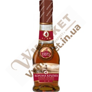 Коньяк Корона Криму 4 зір. 40% об. 0,25л.