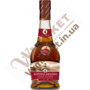 Коньяк Корона Криму 4 зір. 40% об. 0,5л.